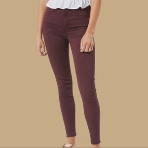 American Eagle Outfitters Burgundy Jeggings